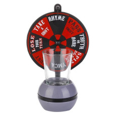 Drinking Game Turntable,Vertical Turntable with Glass