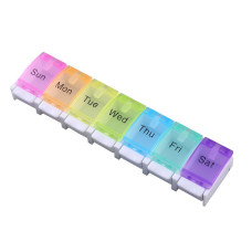 Press Weekly Medicine Box Pill Organizer Press Weekly Medicine Box Pill Organizer