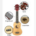 21" Basswood Ukulele for Beginner Colorful Small Guitar with Bag